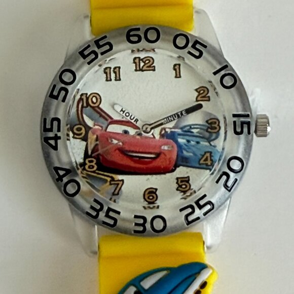 NWT - Disney Cars Kids' Plastic Time Teacher Analog Quartz 3D Strap Watch - Picture 4 of 14